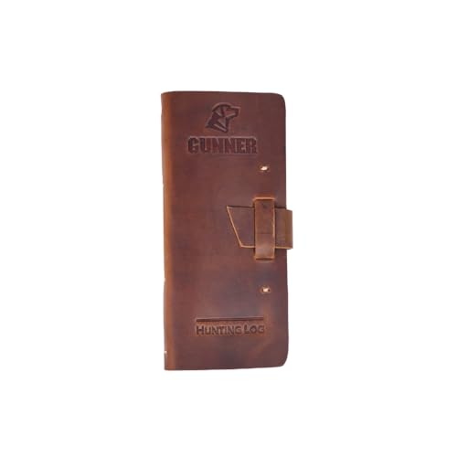 Journal de chasse en cuir premium GUNNER, l'excellence des finitions pour souvenirs durables