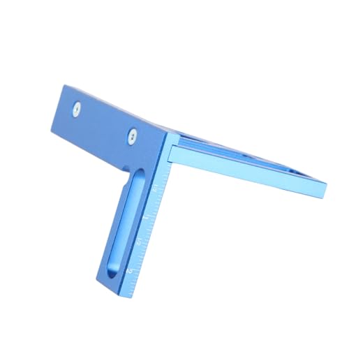 Regla de ángulos múltiple 3D de aluminio para carpintería miniatura 6
