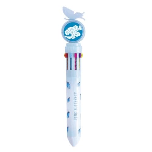 Stylo à bille rétractable multicolore nuage blanc écriture peinture fournitures