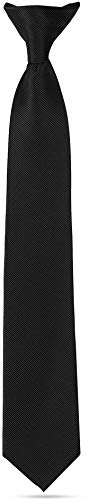Handmade Clip On Ties For Boys Woven Boys Black Ties: For Kids Wedding