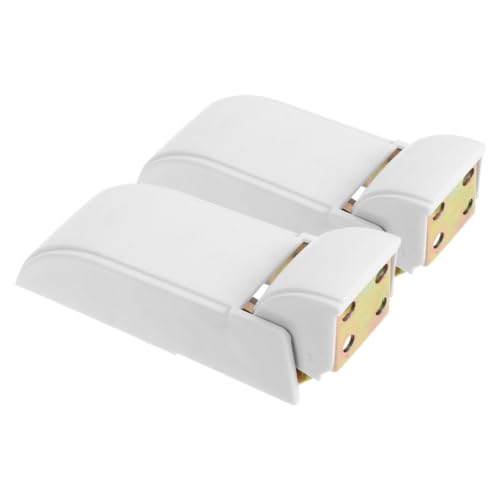 BAZEITFLOW 2 piezas Bisagras de Hierro para Puerta de Frigorífico y Congelador Paquete Mecanismo de Suave Fácil Instalación con Tornillos Incluidos Duraderas y Versátiles para Almacenes
