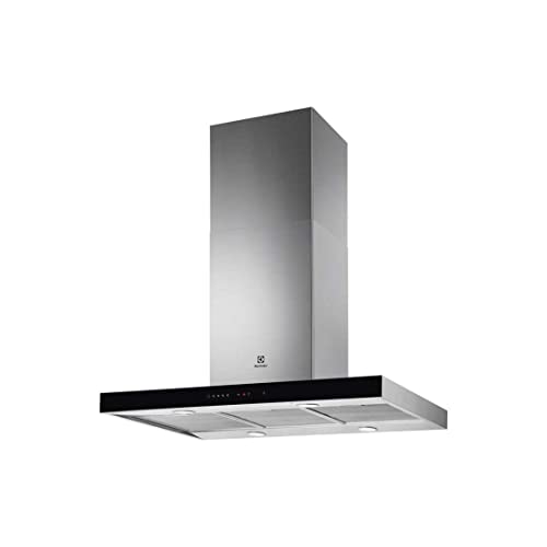 Hotte decorative ilot Electrolux LFI769X - Hotte aspirante Box - largeur 90 cm - Débit d'air maximum (en m3/h) : 720 - Niveau sonore Décibel mini. / maxi. (en dBA) : 53 / 72