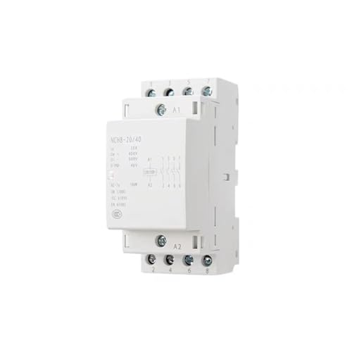 Contacteur domestique NCH8-25A 2NO2NC AC 220V mini relais 25 Ampères