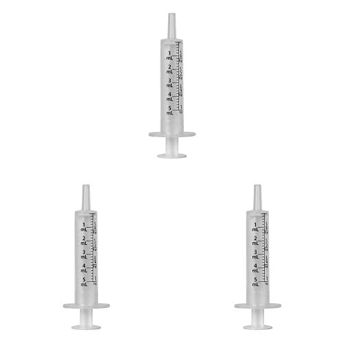 Ezy Dose Kids Baby Oral Syringe & Dispenser | Calibrated For Liquid Medicine | 5 Ml/1 Tsp | Includes Bottle Adapter (Pack Of 3) #TOP13