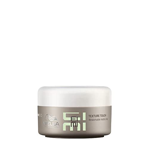 Wella Eimi Texture Touch – remodellierbare Pomade mit Mineralien und Bienenwachs – Haarwachs für ein definiertes Haarstyling mit Textur und mattem Finish – 1 x 75 ml