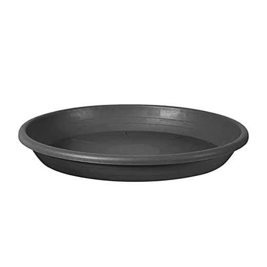Veca - Plato Cilindro 25 Cm Antracita (Maceta 27Cm)