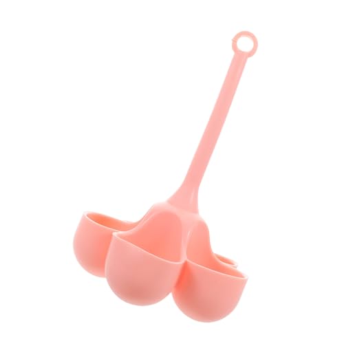 NUOBESTY 5grille Cuiseur à Œufs Pochés Ustensile Silicone Résistant Chaleur Cuiseur Vapeur Réutilisable Rapide Antiadhésif Égoutter Conservation Aliment