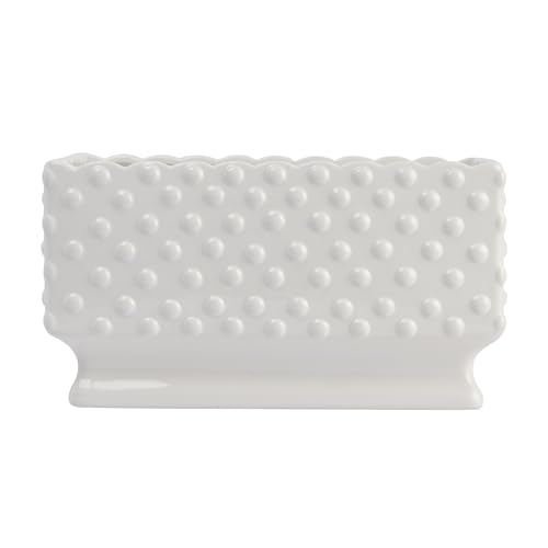 Creative Co-Op White Ceramic Hobnail Planter by Creative Co-op - Image 7