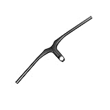 Soyeacrg Manillar de vástago Integrado para MTB de Fibra de Carbono de 1-1/8 ', Superficie Brillante/Mate de 3K, Barra elevadora de 28,6mm, Stem70-100MM, Ancho de Barra de 580-720MM,Matte,110mm*720mm
