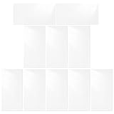 FIXOSHEE 10 piezas Azulejos de Pared Autoadhesivos Imitación Porcelana Impermeables y Gruesos Pintado Decorativo Mármol para Cocina Baño y Dormitorio