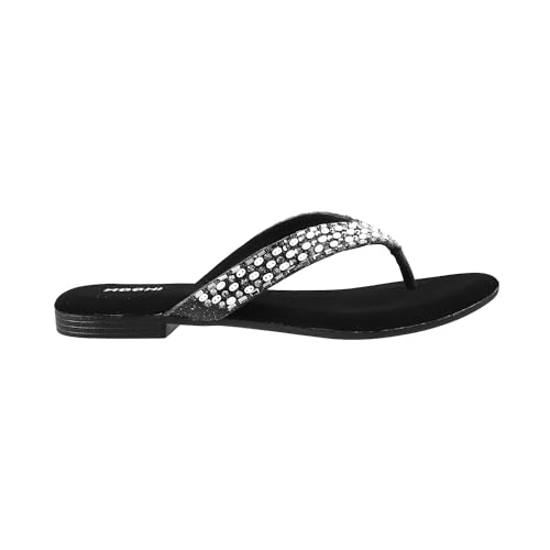 Image of Mochi Women Flat Beaded Ethnic Chappal