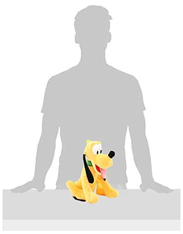 Image of Tickles Cartoon Pluto Stuffed Soft Plush Animal Toy Birthday Gifts (Color: Yellow Size: 20 cm Small Size)