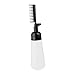 MEYZJRC Refillable Hair Dye Container with Comb for Home Application, black