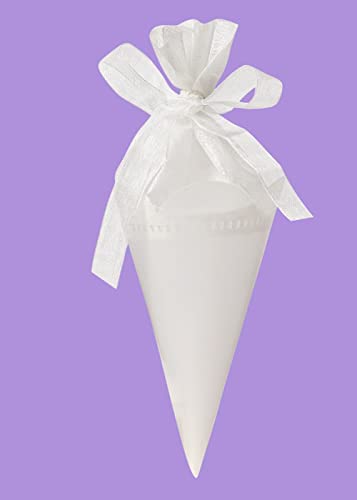 Hobbyfun 3 Mini-Tüllen Spitztüten Schultüte Schulanfang Schule