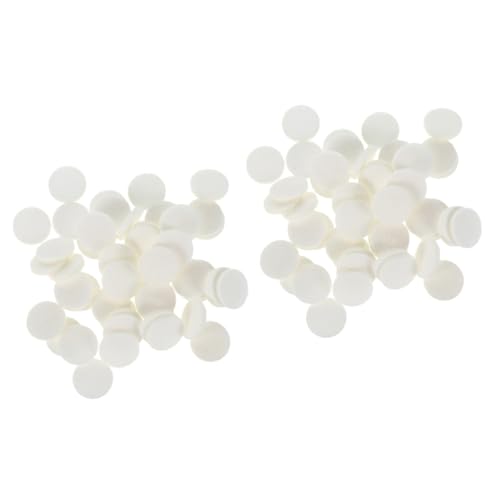 Zerodeko 2 Juegos Almohadillas De Algodón para Aromaterapia. SPA Luces Led Difusores Inalámbricos para Aceites Esenciales Almohadillas De Repuesto De Aceite Aromático 100 Piezas X 2