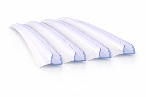 Kit 4 Guarnizioni per Box Doccia in Vetro 6mm, Altezza