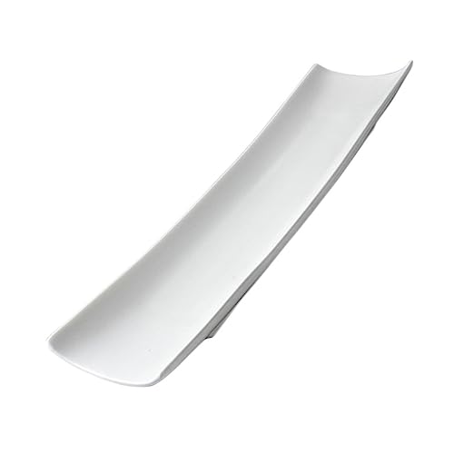 ARTSEWPLY Plato de Cerámica para Servir Pescado Diseño para Sushi y Postres Bandeja Ligera y Portátil para Hogar y Restaurante