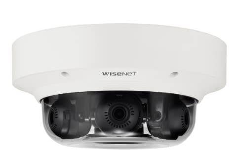 Hanwha Techwin 6MP Multi-Sensor Dome Camera (3x 2MP) outdoor