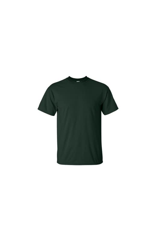 T-shirt Gildan 5000 vert forêt taille S pour adulte adepte de coton épais