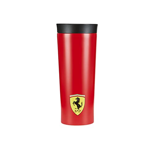 Recopilación de Red Ferrari que Puedes Comprar On-line. 35 Scuderia Ferrari - Botella de agua Race - Acero cepillado - 460 ml/15 oz