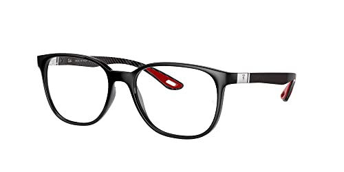 Image of Ray-Ban Unisex Rx8907m Scuderia Ferrari Collection Square Prescription Eyeglass Frames
