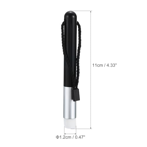 PATIKIL Ink Blending Brushes Mini for Card Making 2 Pcs Small Ink Painting Blending Brushes Tool for Craft Drawing Stamping DIY Black Silver - Image 2