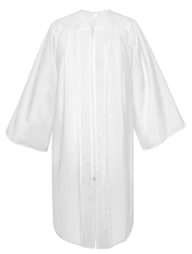 YIIOSS Unisex Choir Robes for Church Pulpit and Pastor Robe | Water Baptism Robe and Graduation Gown for Adults