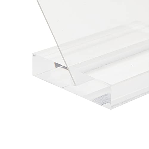 Marque-place en acrylique transparent haut de gamme pour table de réception