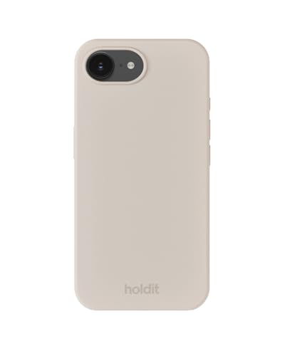 Holdit スマホケース (iPhone 16e / ソフトホワイト) スマホ ケース カバー (シリコン/ワイヤレス充電可能/強力なグリップ) iphoneケース iPhone16e