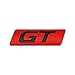 WWFAN GT. Autoadesivo for Auto Badge Emblem Decalcomanie for Peugeot Hyundai GT BMW x6 x5 kia Forte Optima Picanto Stinger Renault Ford Focus Mondeo (Color Name : Grigio)