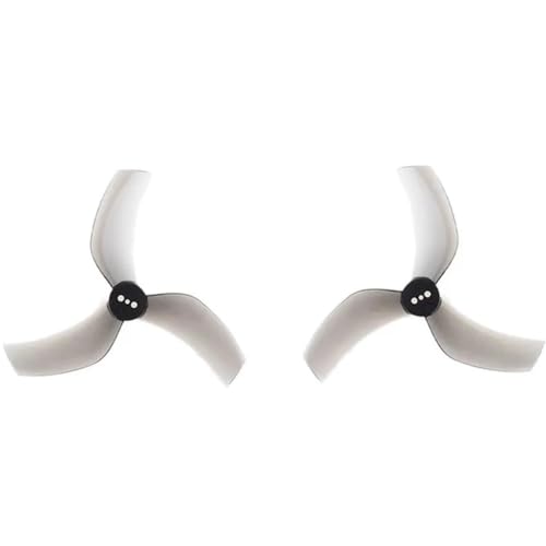 Hélice 3 pales 90mm D90S anti vibration pour drone de course RC gris