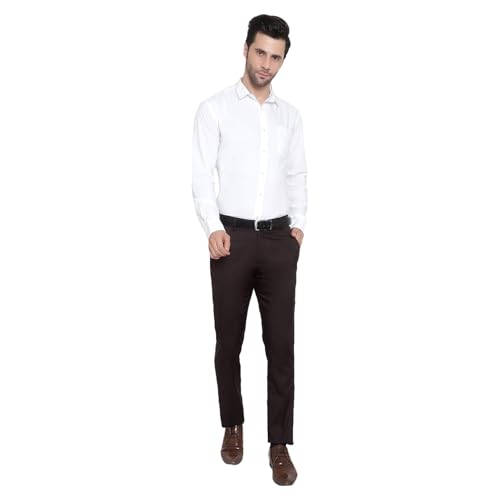 Image of Men's Formal Trouser for Men | Regular Fit Office Wear Pant | Business Casual Trousers | Comfortable Formal Pants for Office, Work