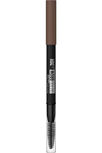 Maybelline New York Tattoo Brow Semi Permanent 36Hr Eyebrow Pencil Longlasting Thicker Fuller Eyebrows Medium Brown 05