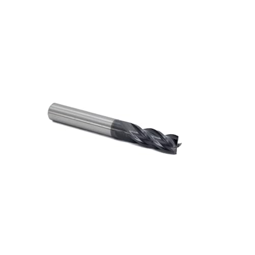 Image of Square End Mill JESTUOUS Carbide 4 Spiral Flute Titanium Coating Drill Bits 5 /16 inch Shank Dia.13 /16 inch Cut Length for Milling Metal,1 Piece