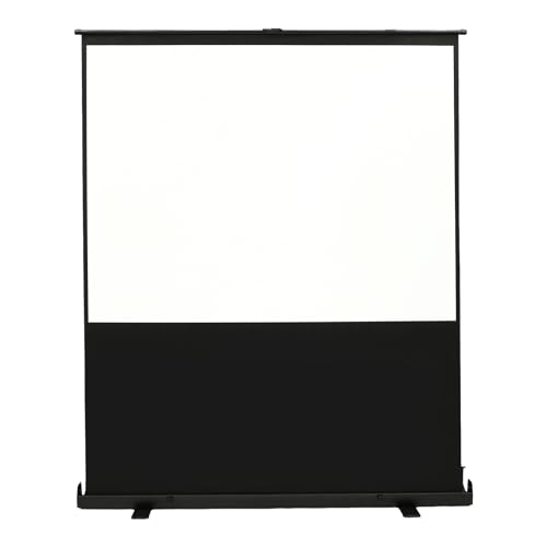 Proyector de pantalla, proyector móvil de negocios y cine en casa, pantalla de proyector portátil, pantalla de proyección de suelo, pantalla de película, pantalla de proyección retráctil (4:3)