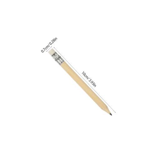 Lápices de madera cortos ARTIBETTER 35 piezas miniatura 2