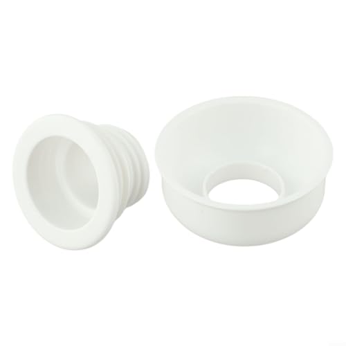 Válvula antiodor de silicona blanca para desagüe de piso, sellado automático por gravedad, para baño, cocina y inodoro miniatura 1