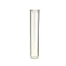 W Gallery 500 Clear 116mm Open Cap Pop Top Tubes - Airtight Smell Proof Containers - Plastic Medical Grade Prescription Bottles for Pills Herbs Flowers Supplements, Bulk Pack, Not Glass Jars