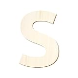 Bütic GmbH Lettere in Legno - Ubuntu - Testo a Scelta/Scritta con Taglia a Scelta, Legno, Großes S, 20cm