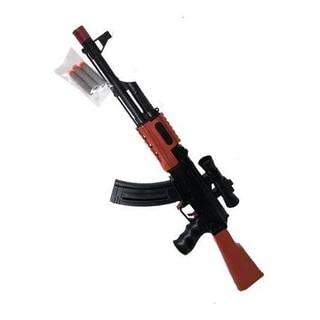 Brinquedo Ak-47 Arminha Lança Dardos E Bolinhas De Gel Grande