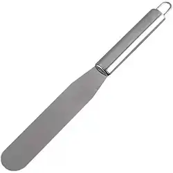 Espátula Reta Inox P/Confeitaria Alisador De Bolo 31cm