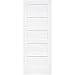 5-Panel Door, White Primed Shaker 80 in. x 36 in.