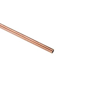 MACHSWON Copper Round Tube T2 Copper Tubes Pipe 28mm OD 1mm Wall Thickness 100mm Length Seamless Straight Pipe Tubing