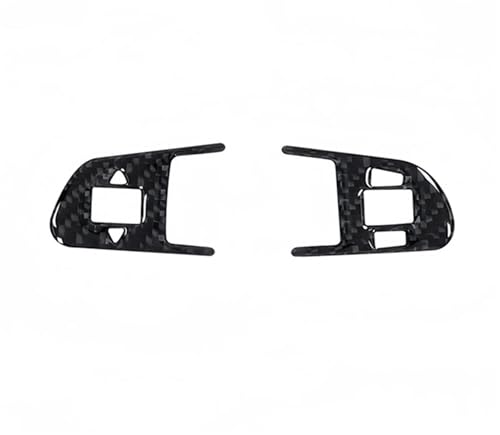 Autocollant volant Audi Q7 2007-2015 : couverture carbone pour boutons de panneau intérieur