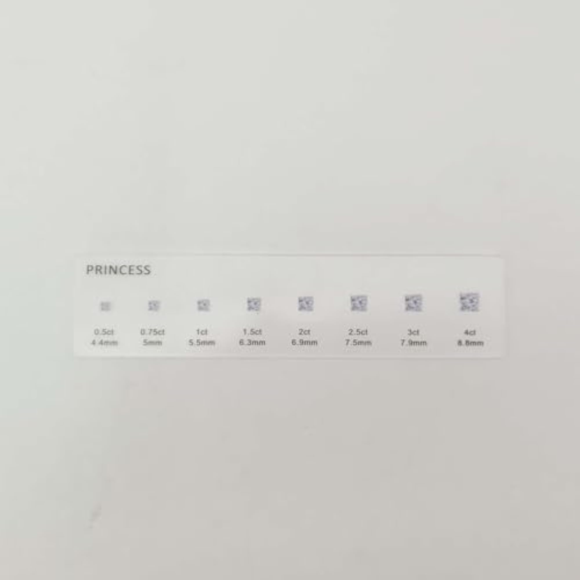 Diamond Sizes Shape Compare Tool Portable Utility