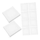 Art durable : conçues pour une utilisation répétée, ces toiles sont à la fois durables, vous aidant à créer de l'art de manière durable, panneaux de toile plats, toile blanche