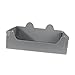 Baoblaze Cat Open Litter Pan Pet Sand Box Funny Waterproof Foldable Travel Toilet Potty Toilet for Indoor Cats, Gray