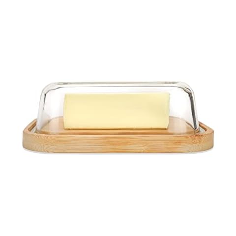 Beurrier Greenable en verre et bambou Cover