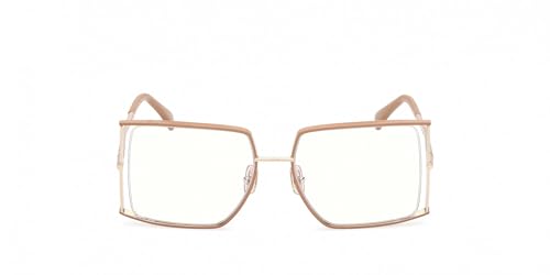 MaxMara Mm5156-b Gafas Unisex adulto con acabados italianos de lujo 2
