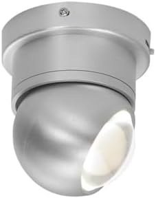 ET2 Nodes - 10W 1 LED CCT Select Flush Mount-5.5 Inches Tall and 4.75 Inches Wide-Brushed Aluminum Finish